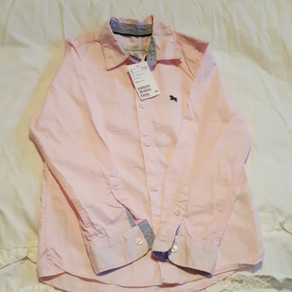 Boys long sleeve button down.
